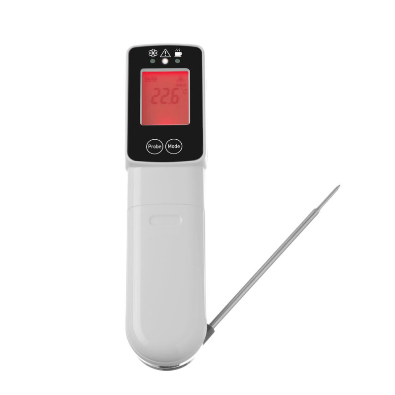 Thermomètre infrarouge avec sonde - Marque HENDI - Fourniresto Thermomètre infrarouge avec sonde - Marque HENDI - Fourniresto