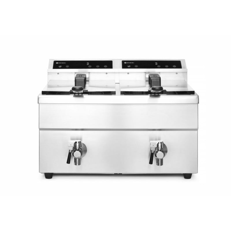Fritteuse mit Induktion und Ablasshahn - 2 x 8 L Fritteuse mit Induktion und Ablasshahn - 2 x 8 L