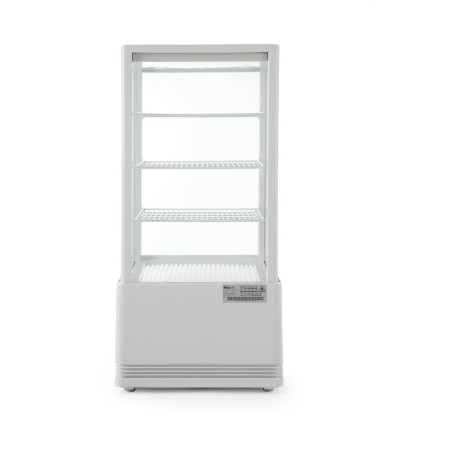Kühlschrank mit weißer Glasfront - 78 Liter