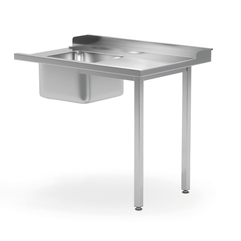 Table de Chargement pour Lave-vaisselle avec Évier à Droite Table de Chargement pour Lave-vaisselle avec Évier à Droite