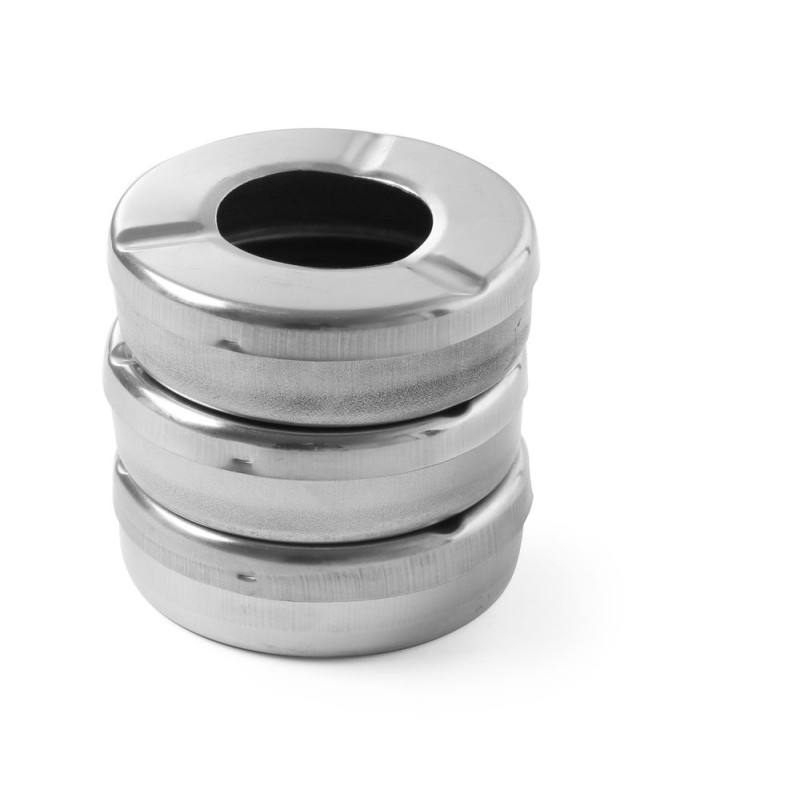 Ashtray with Lid 90 mm in Diameter - Set of 3 Ashtray with Lid 90 mm in Diameter - Set of 3