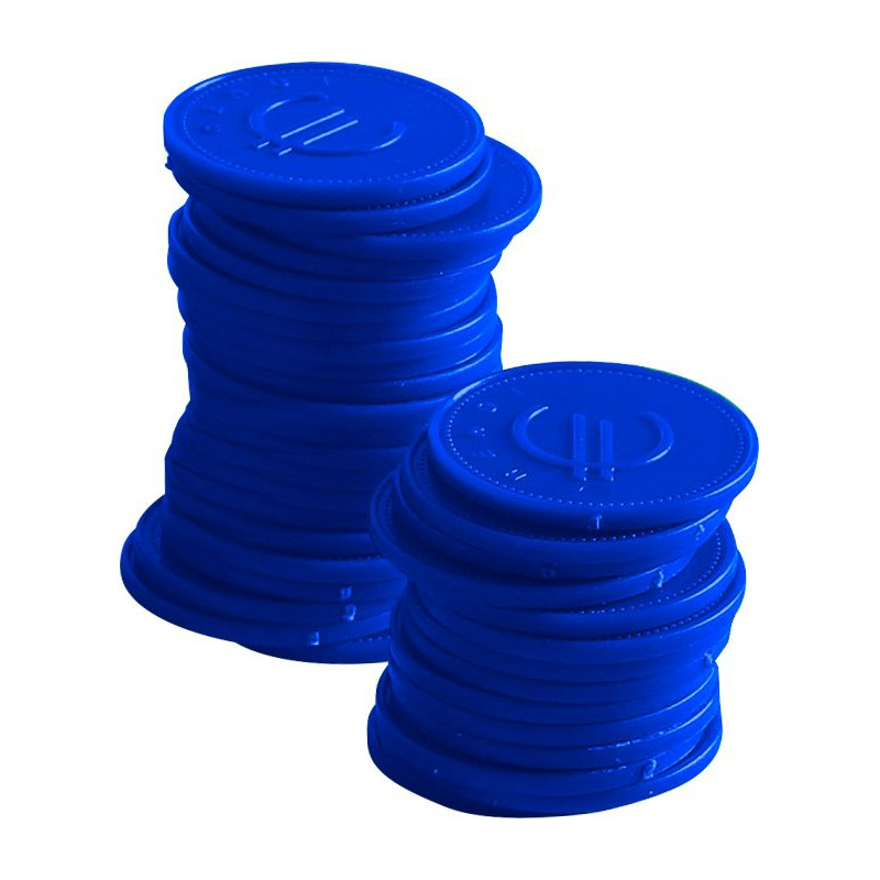 Blaue Chips - Set mit 100 Stück Blaue Chips - Set mit 100 Stück