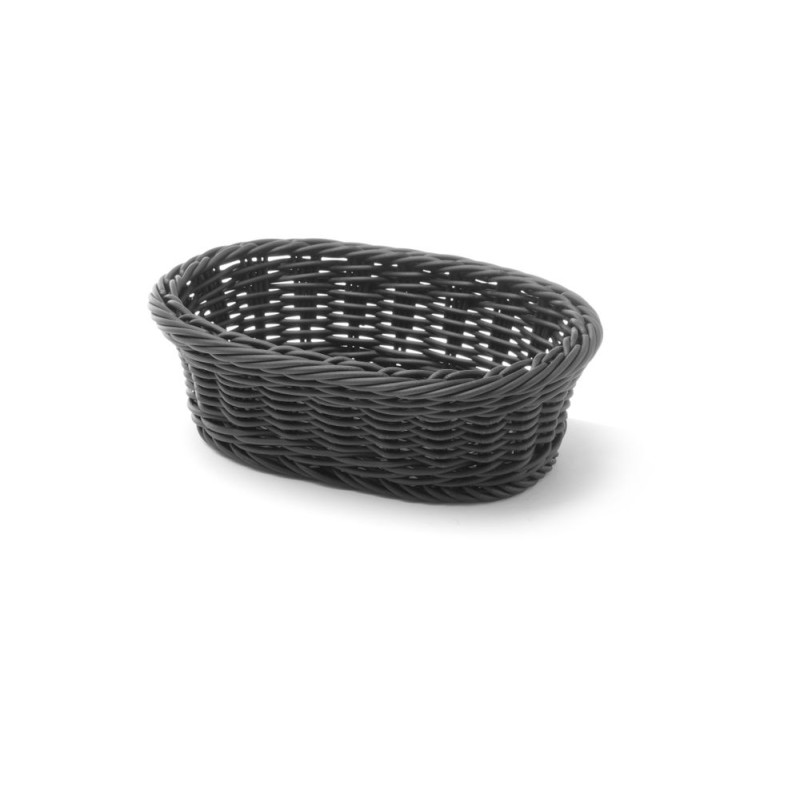 Brotkorb oval schwarz - 190 x 120 mm Brotkorb oval schwarz - 190 x 120 mm
