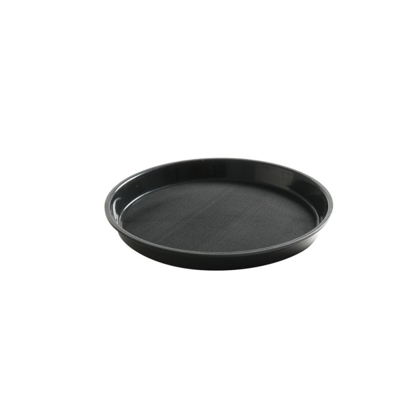 Round High-Rim Polypropylene Plate - Black - 320 mm Diameter Round High-Rim Polypropylene Plate - Black - 320 mm Diameter