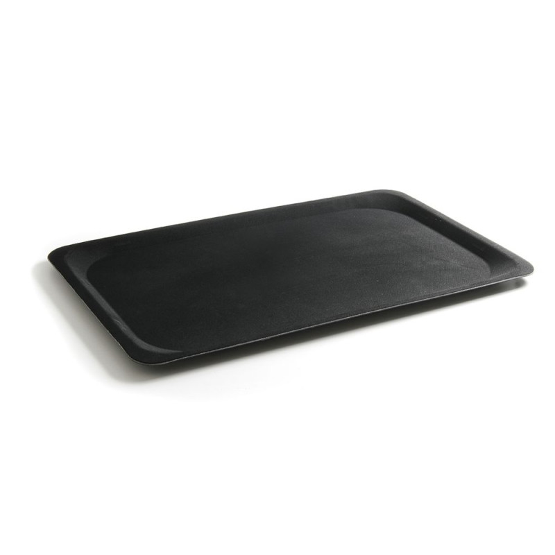 Plateau Rectangulaire en Fibre de Verre - Noir - Euronorm - Marque HENDI Plateau Rectangulaire en Fibre de Verre - Noir - Euronorm - Marque HENDI