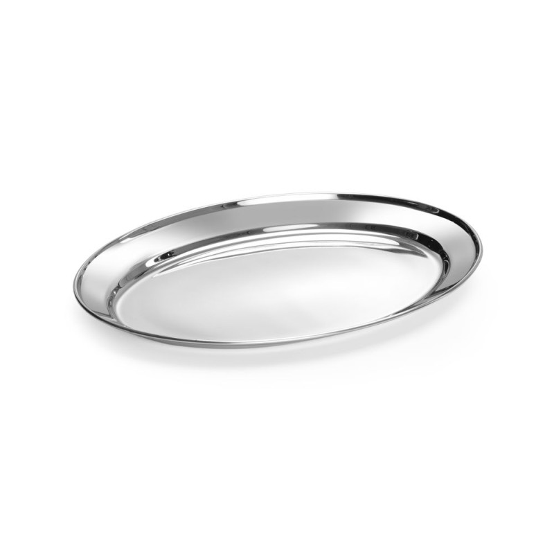 Plat Ovale en Inox - 350 x 240 mm - Marque HENDI - Fourniresto Plat Ovale en Inox - 350 x 240 mm - Marque HENDI - Fourniresto