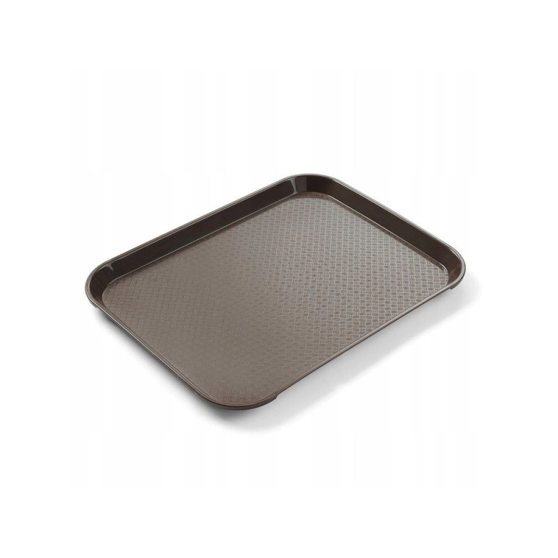 Rectangular Fast Food Tray - Small Size 265 x 345 mm - Brown Rectangular Fast Food Tray - Small Size 265 x 345 mm - Brown