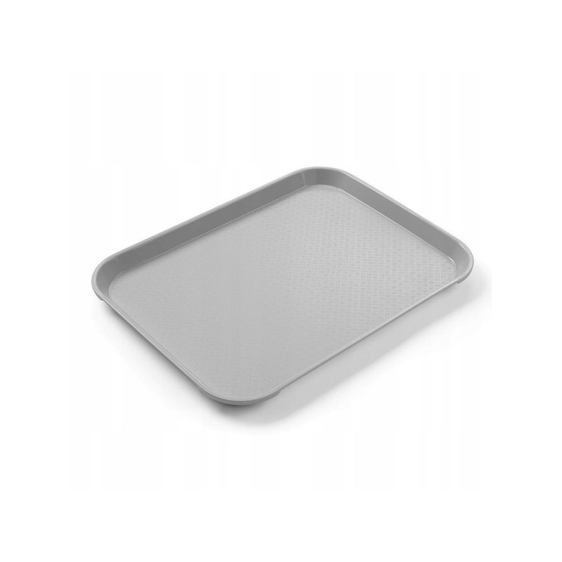 Rechteckiges Tablett Fast Food - Kleinmodell 265 x 345 mm - Grau Rechteckiges Tablett Fast Food - Kleinmodell 265 x 345 mm - Grau