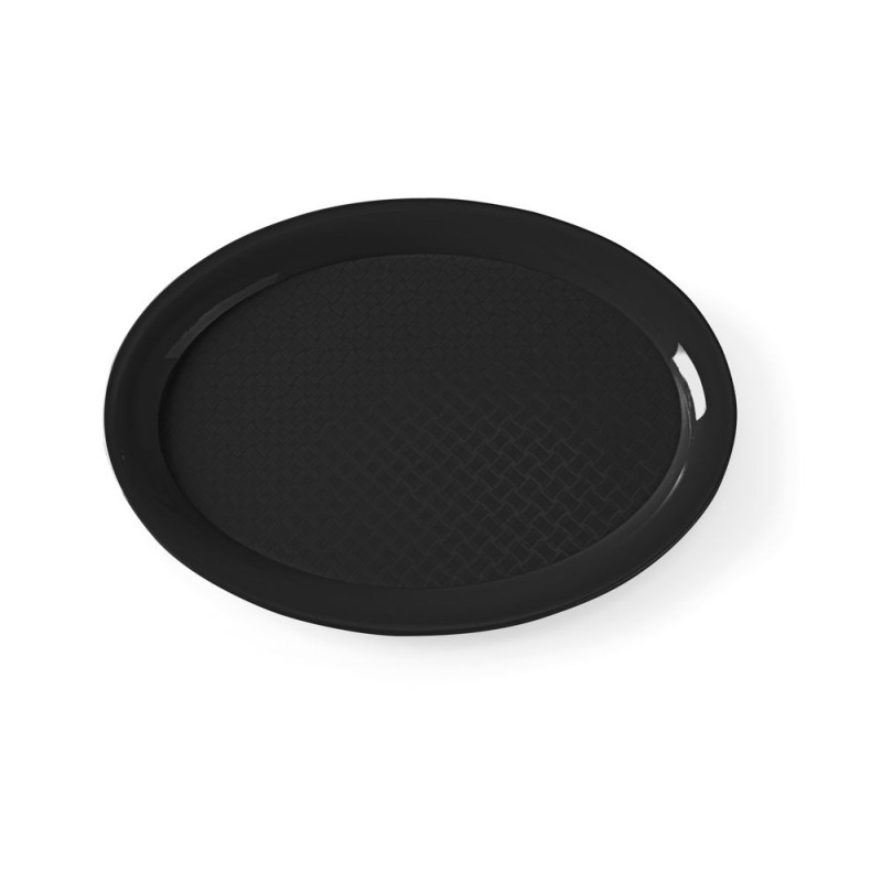 Plateau de Service Fast Food Ovale - Noir Plateau de Service Fast Food Ovale - Noir