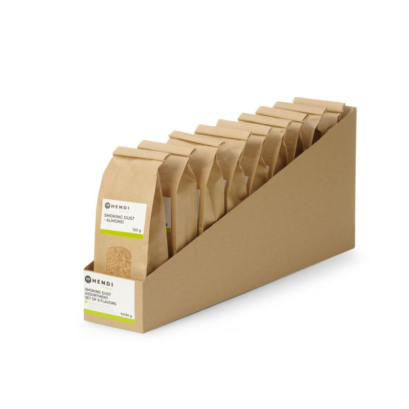 Assortment of Smoking Sawdust - 9 Flavors - Hendi Assortment of Smoking Sawdust - 9 Flavors - Hendi