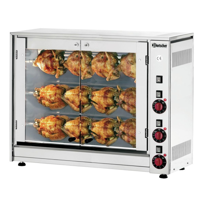 Elektrischer Hähnchengrill für 36 Hähnchen profi Elektrischer Hähnchengrill für 36 Hähnchen profi