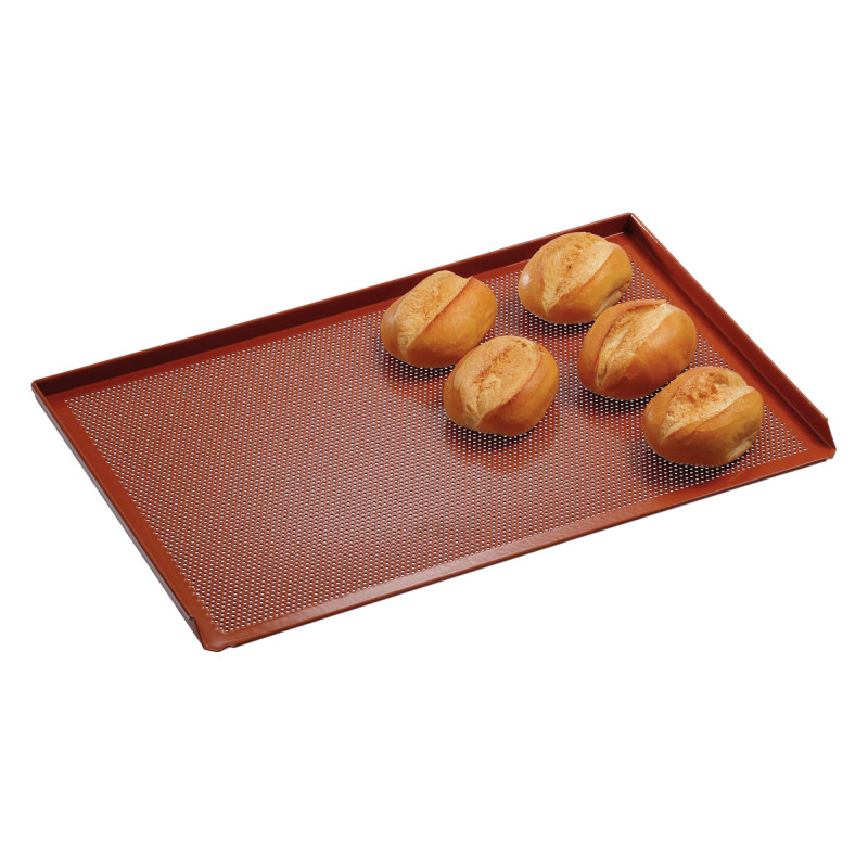 Cooking Plate 600x400 - Perforated with Silicone Cooking Plate 600x400 - Perforated with Silicone