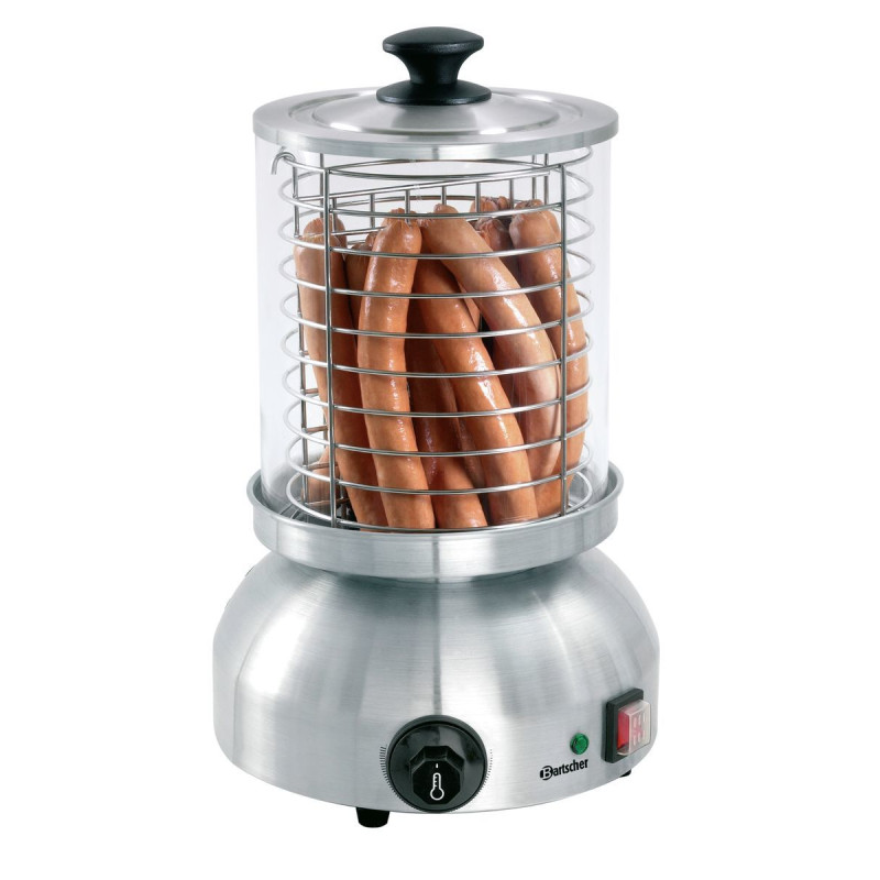Chauffe Saucisses avec socle rond Chauffe Saucisses avec socle rond