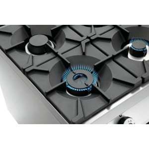 Herd mit 4 Brennern Serie 900 - Gasofen GN 2/1 der Marke Bartscher