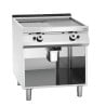 Snackplatte Breite 800 - 1/2 Glatt 1/2 Gerillt - Gas