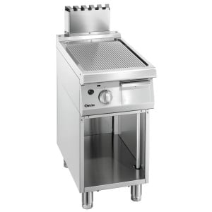 Gerillte Snackplatte Breite 400 mm - Gas