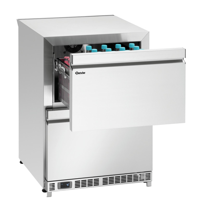 Refrigerated Table 2 Doors 2 Drawers - W 600 x D 600 mm - Bartscher Refrigerated Table 2 Doors 2 Drawers - W 600 x D 600 mm - Bartscher