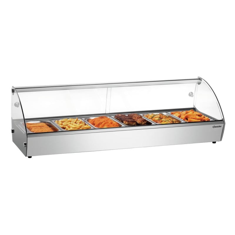 Heated display GN 1/3 Bartscher - Optimal warm holding Heated display GN 1/3 Bartscher - Optimal warm holding