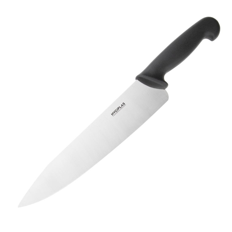 Black Chef's Knife 25.5 cm Blade - Hygiplas - Fourniresto Black Chef's Knife 25.5 cm Blade - Hygiplas - Fourniresto