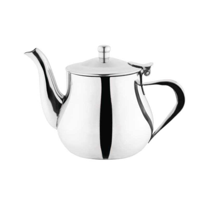 Moroccan Stainless Steel Teapot 350 Ml - Olympia - Fourniresto Moroccan Stainless Steel Teapot 350 Ml - Olympia - Fourniresto