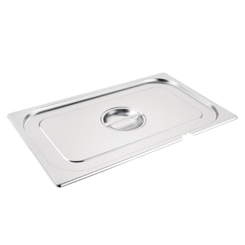 Couvercle Inox Gn 1/1 Avec Encoche - Vogue - Fourniresto Couvercle Inox Gn 1/1 Avec Encoche - Vogue - Fourniresto