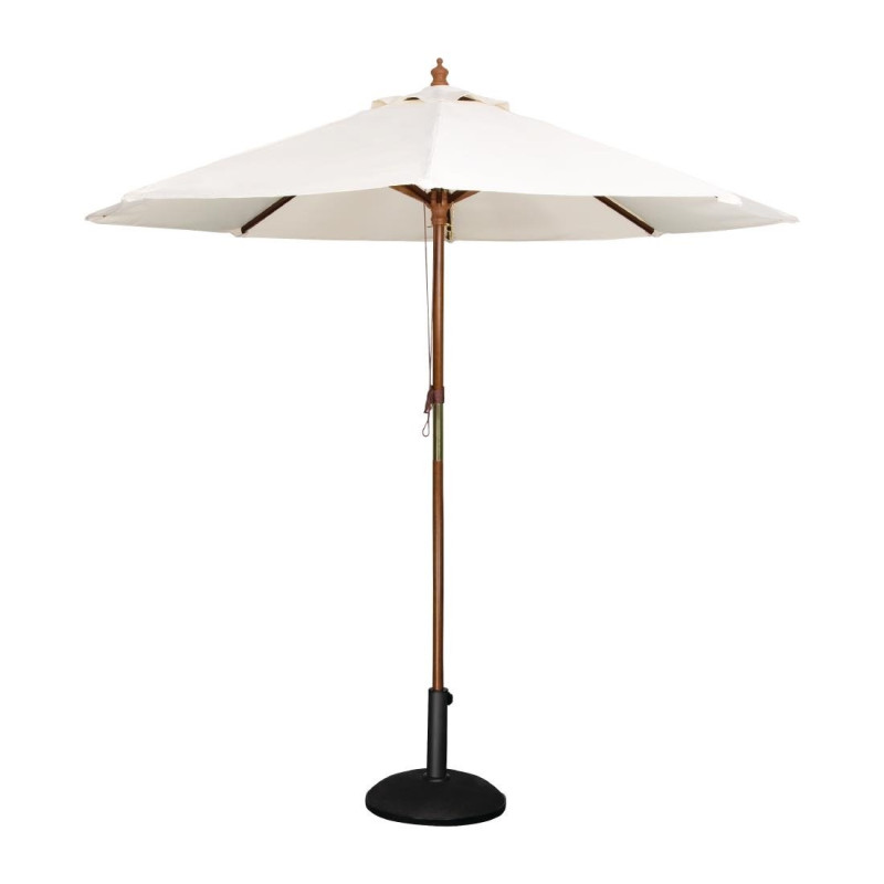 Sonnenschirm Creme Rund Ø 2,5 M - Bolero - Fourniresto Sonnenschirm Creme Rund Ø 2,5 M - Bolero - Fourniresto