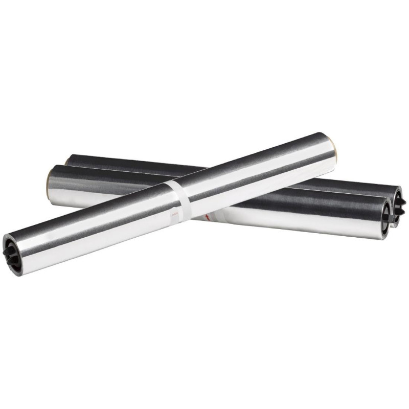 Aluminum Foil Roll for Compact Dispenser 1000 30 M - Pack of 3 - Wrapmaster - Fourniresto Aluminum Foil Roll for Compact Dispenser 1000 30 M - Pack of 3 - Wrapmaster - Fourniresto