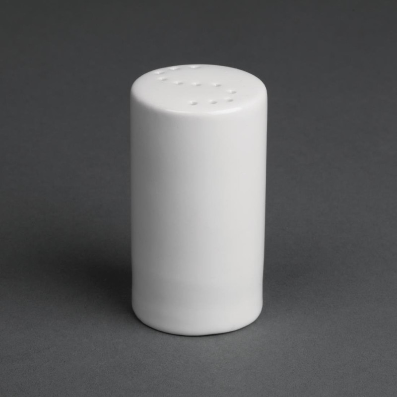 White Salt Shaker 80 Mm - Set of 12 - Olympia - Fourniresto White Salt Shaker 80 Mm - Set of 12 - Olympia - Fourniresto