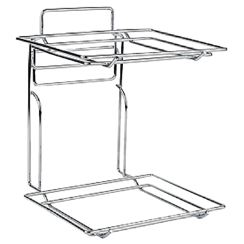 Verchromtes Display mit 2 Ebenen für GN 1/1 Körbe - APS - Fourniresto Verchromtes Display mit 2 Ebenen für GN 1/1 Körbe - APS - Fourniresto