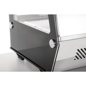 Black Countertop Refrigerated Display - 120 L - Polar