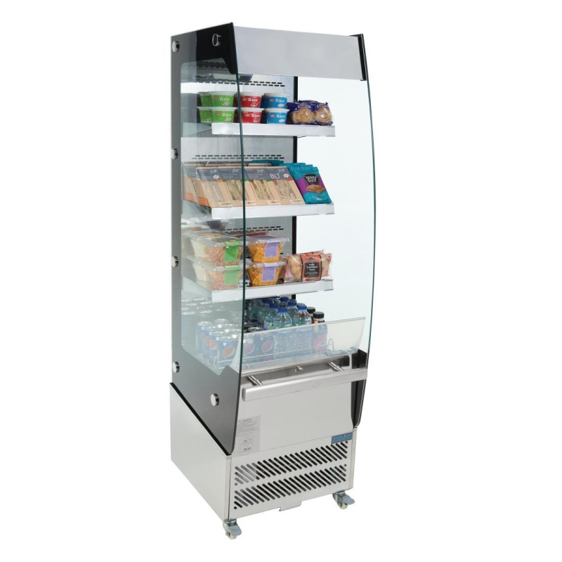Vitrine Positive Libre Service En Inox 220 L - Polar - Fourniresto Vitrine Positive Libre Service En Inox 220 L - Polar - Fourniresto