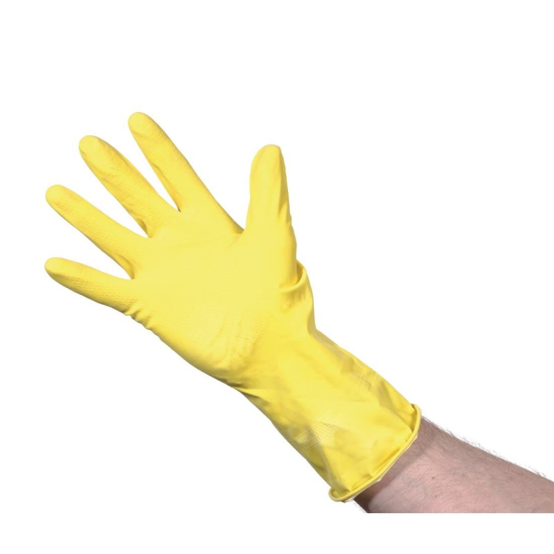 Gants Multi-Usages Jaunes Taille S - Jantex - Fourniresto Gants Multi-Usages Jaunes Taille S - Jantex - Fourniresto