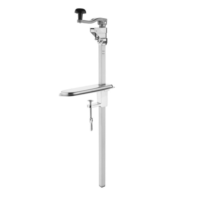 Stainless Steel 770mm Worktop Can Opener - Vogue - Fourniresto Stainless Steel 770mm Worktop Can Opener - Vogue - Fourniresto