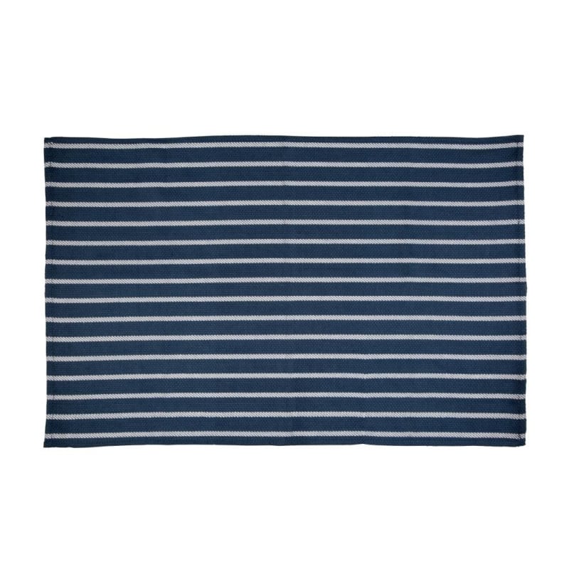 Torchon De Cuisinier Bleu Marine Rayé Blanc 457 X 711 Mm - Vogue - Fourniresto Torchon De Cuisinier Bleu Marine Rayé Blanc 457 X 711 Mm - Vogue - Fourniresto