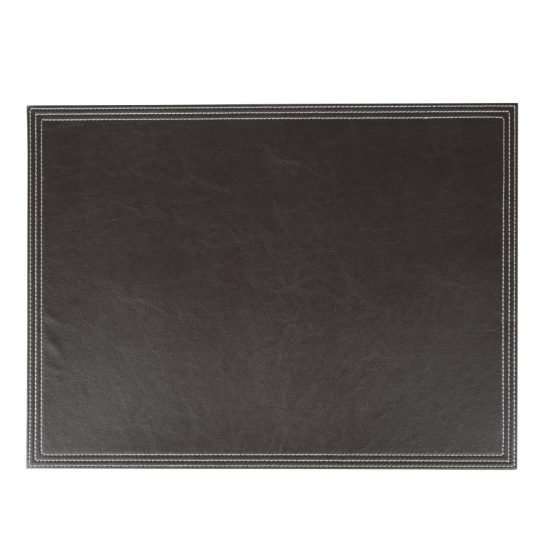 Set De Table En Simili Cuir Marron 300 X 400 Mm - Olympia - Fourniresto Set De Table En Simili Cuir Marron 300 X 400 Mm - Olympia - Fourniresto