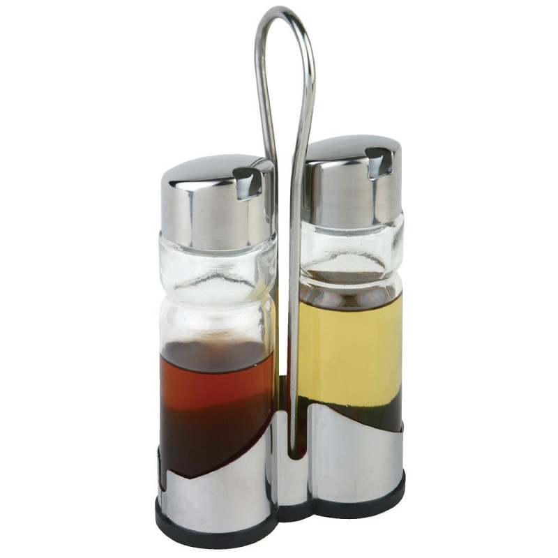Öl- oder Essigspender-Set mit Ständer - APS - Fourniresto Öl- oder Essigspender-Set mit Ständer - APS - Fourniresto