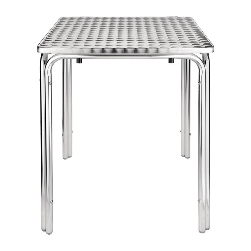 Quadratischer stapelbarer Edelstahltisch 600 x 600 mm - Bolero - Fourniresto Quadratischer stapelbarer Edelstahltisch 600 x 600 mm - Bolero - Fourniresto