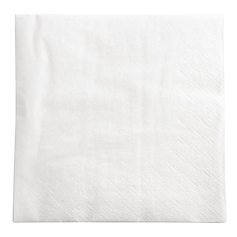 Serviette Cocktail Blanche 2 Plis 400 x 400 mm - Lot de 1500 - FourniResto - Fourniresto Serviette Cocktail Blanche 2 Plis 400 x 400 mm - Lot de 1500 - FourniResto - Fourniresto
