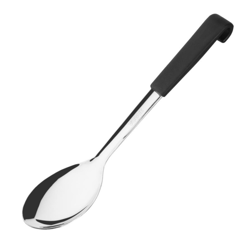 Cuillère de Service Manche Noir en Inox 340 mm - Vogue - Fourniresto Cuillère de Service Manche Noir en Inox 340 mm - Vogue - Fourniresto