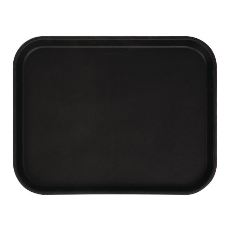 Rectangular Non-Slip Fiberglass Camtread Tray Black 45.7 cm - Cambro - Fourniresto