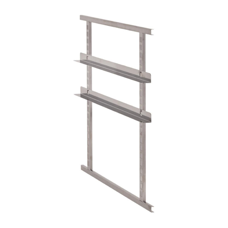 Kit de 4 Glissières Inox Ajustables et 2 Cadres métalliques pour le Conteneur DW585 - Cambro - Fourniresto Kit de 4 Glissières Inox Ajustables et 2 Cadres métalliques pour le Conteneur DW585 - Cambro - Fourniresto