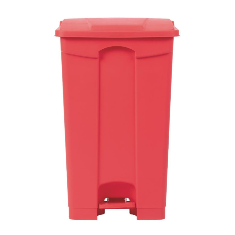 Mülleimer mit Pedal für die Küche, rot, 87 Liter - Jantex - Fourniresto Mülleimer mit Pedal für die Küche, rot, 87 Liter - Jantex - Fourniresto