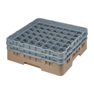 Gläserkorb 49 Fächer Camrack Beige Max Höhe 133mm - Cambro - Fourniresto