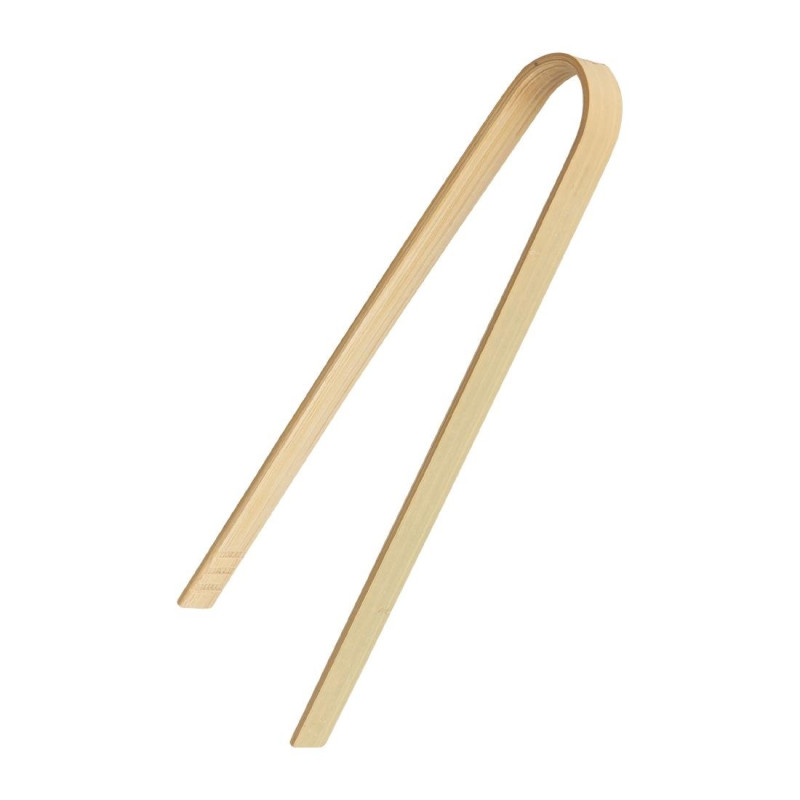 Bamboo Tongs 160mm - Pack of 50 - Fiesta Green - Fourniresto Bamboo Tongs 160mm - Pack of 50 - Fiesta Green - Fourniresto