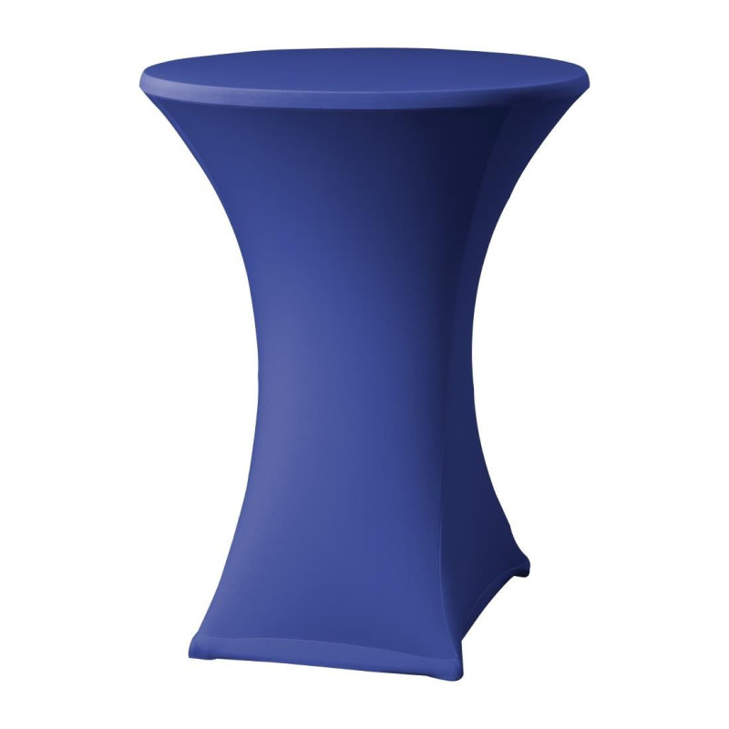 Blue Samba Extendable Table Cover for Table with Crossed Legs - FourniResto - Fourniresto Blue Samba Extendable Table Cover for Table with Crossed Legs - FourniResto - Fourniresto