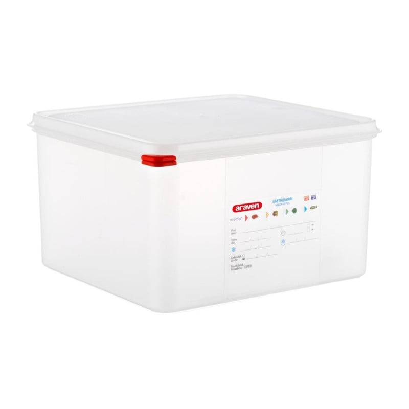 Boîte Alimentaire Gn2/3 19L - Lot De 4 - Araven - Fourniresto Boîte Alimentaire Gn2/3 19L - Lot De 4 - Araven - Fourniresto
