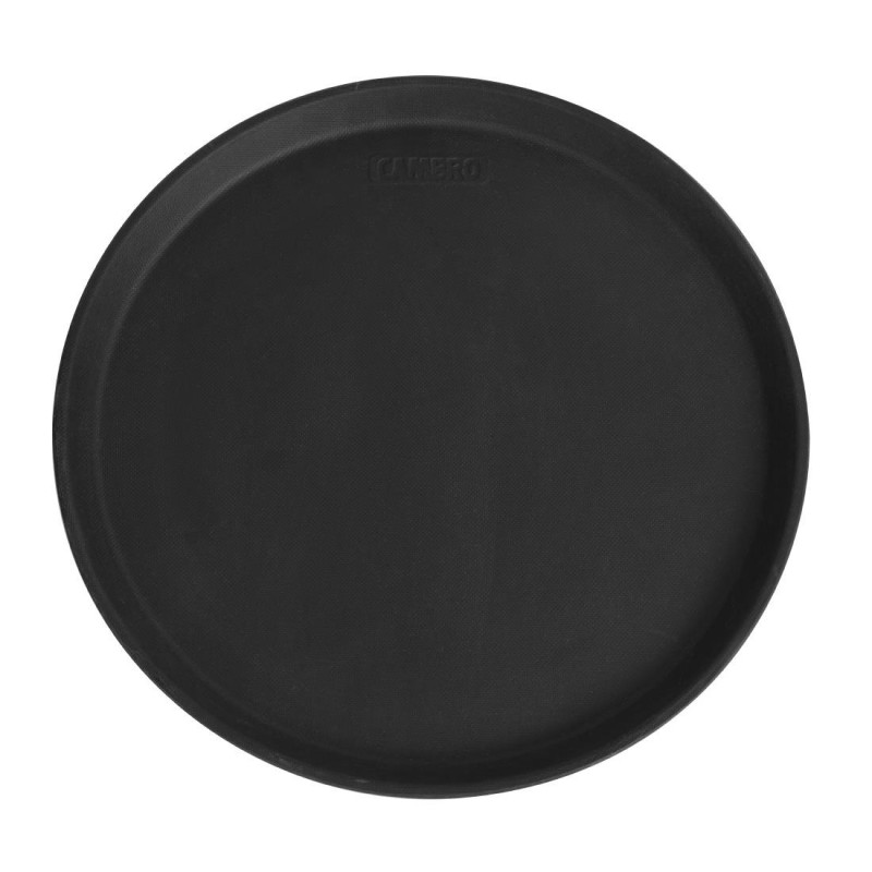 Round Non-Slip Fiberglass Service Tray Camtread Black Ø 355mm - Cambro - Fourniresto Round Non-Slip Fiberglass Service Tray Camtread Black Ø 355mm - Cambro - Fourniresto