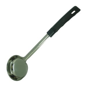 Schwarzer Edelstahl-Schöpflöffel - 178ml - FourniResto