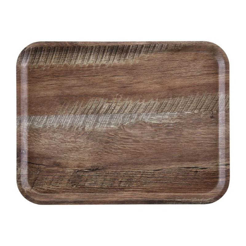 Laminate Surface Grained Tray Dark Oak 430 mm - Cambro - Fourniresto Laminate Surface Grained Tray Dark Oak 430 mm - Cambro - Fourniresto