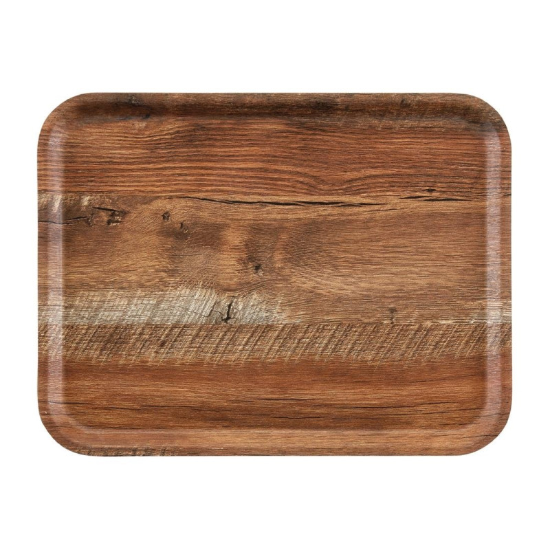 Plateau Stratifié Surface Grainée Madeira Chêne Brun 460 mm - Cambro - Fourniresto Plateau Stratifié Surface Grainée Madeira Chêne Brun 460 mm - Cambro - Fourniresto